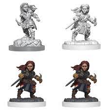 D&D Unpainted Minis: Halfling Rogue Female