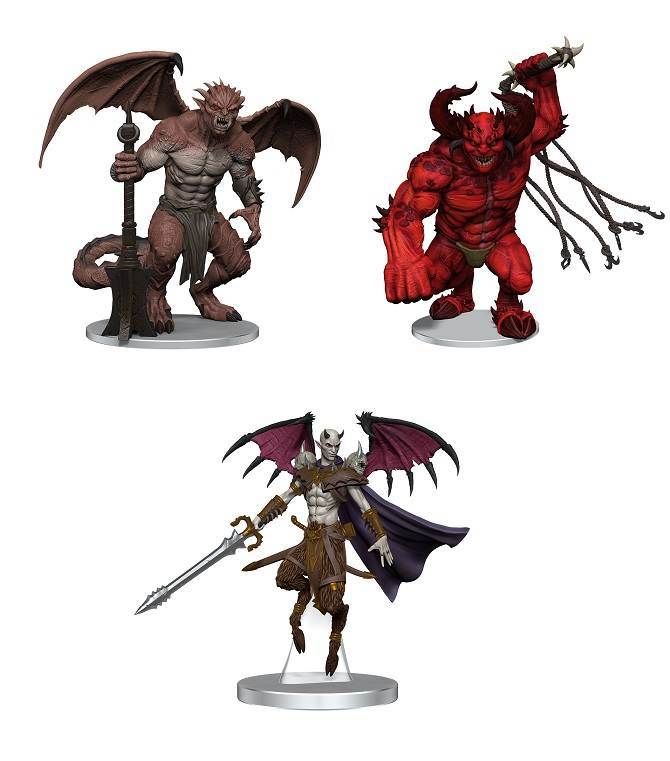 D&D Icons: Archdevils Hutijin, Moloch, and Titivilus