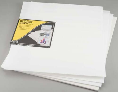 Assorted Styrene Sheets 4pk