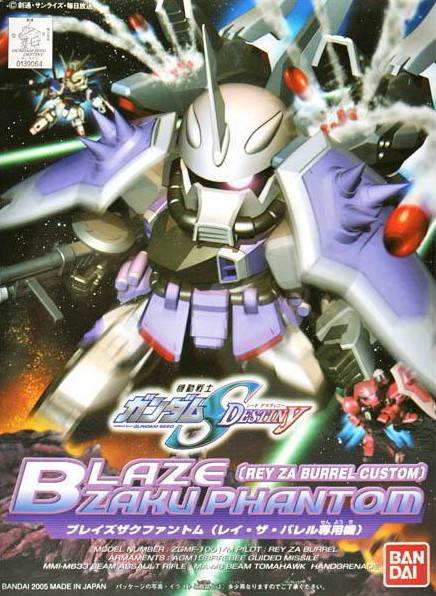 SD Blaze Zaku Phantom (Rey Za Burrel Custom)