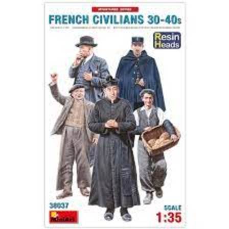 French Civilians 30-40s w/Resin Heads