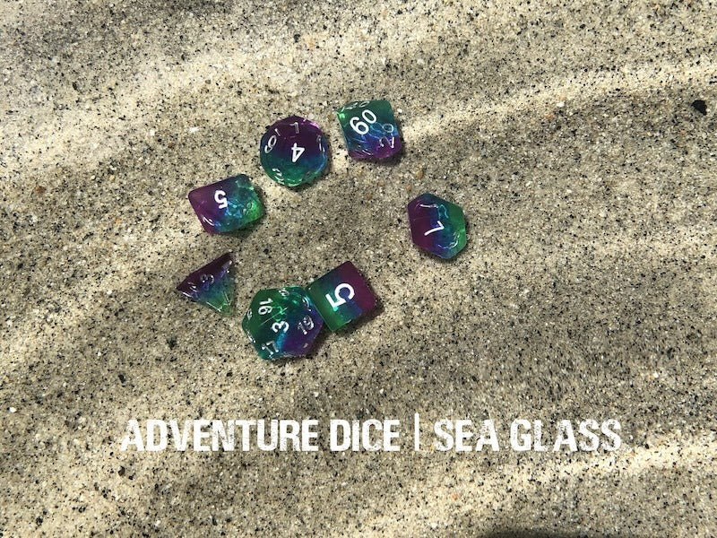 Standard Dice Set - Sea Glass