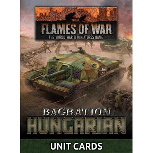 Bagration: Bagration Hungarian Unit Cards