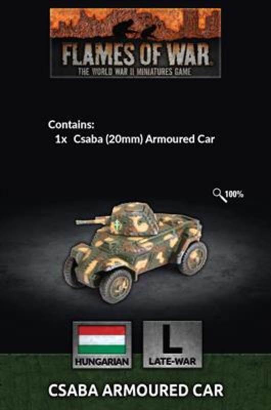 Hungarian Late War CSABA Armoured Car