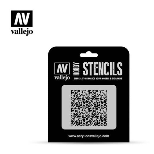 Stencil: Weathered Paint 1/72