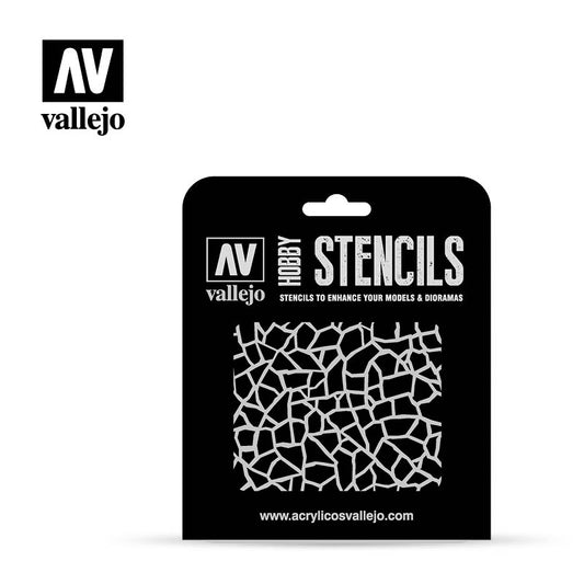 Stencil: Giraffe Camo WWII