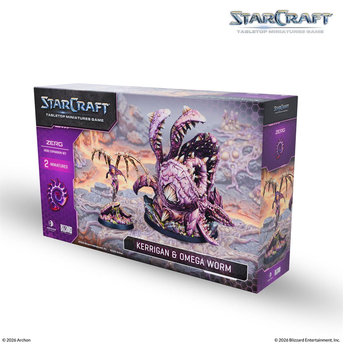StarCraft Zerg Kerrigan and Omega Worm