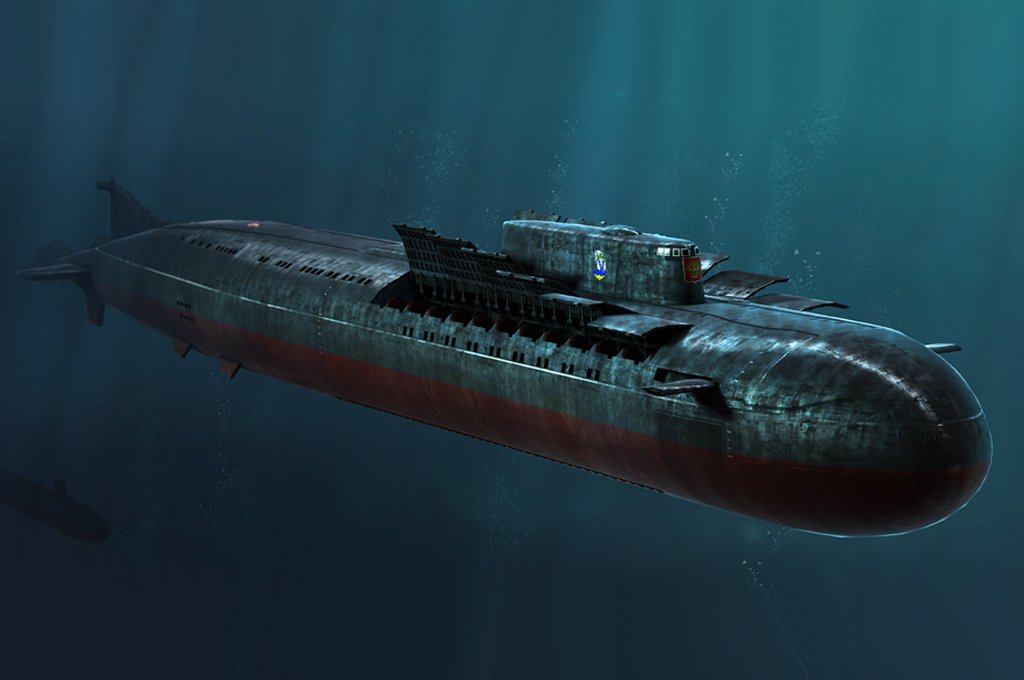 Russian Navy SSGN Oscar II Class Kursk Cruise Miss. Sub