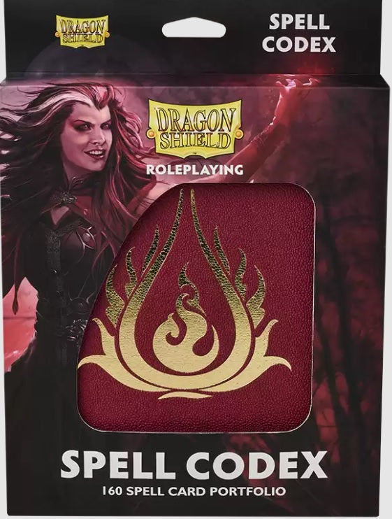 Dragon Shield RPG Spell Codex Blood Red