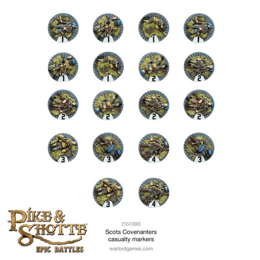Pike & Shotte: Scots Covenanters Casualty Markers