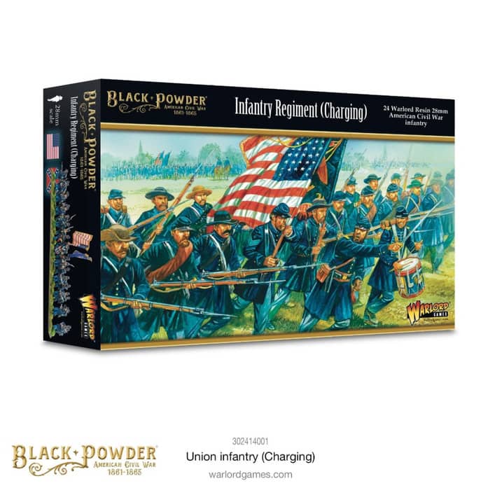 Black Powder: American Civil War Infantry Regiment Charging)