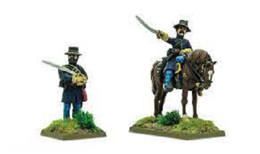 Black Powder: Union Officers Standing (Mounted & Foot) B