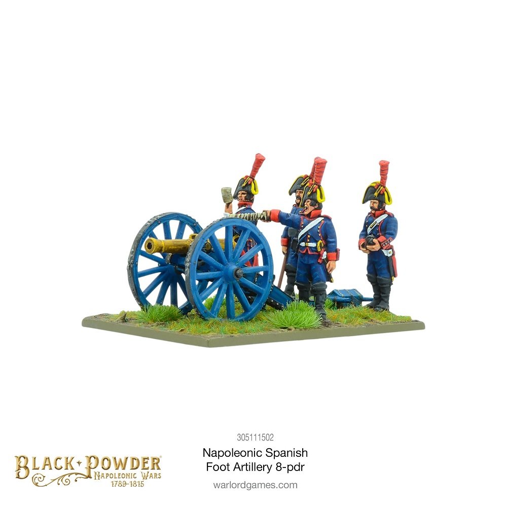 Black Powder: Napoleonic Spanish Foot Artillery 8-Pounder