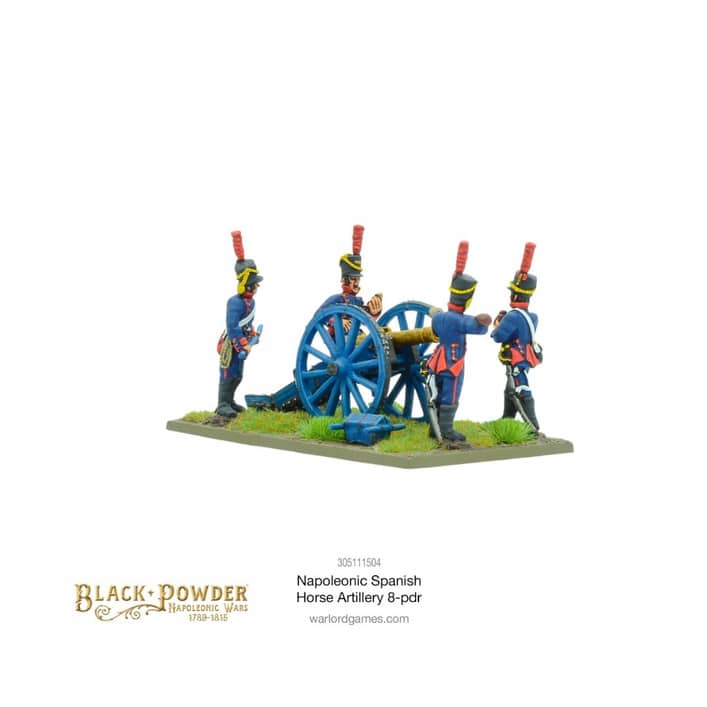 Black Powder: Spanish Horse Artillery with 8-pdr