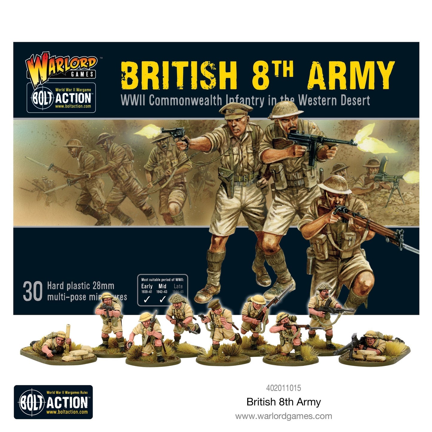 British 8th Army Infantry in the Western Desert