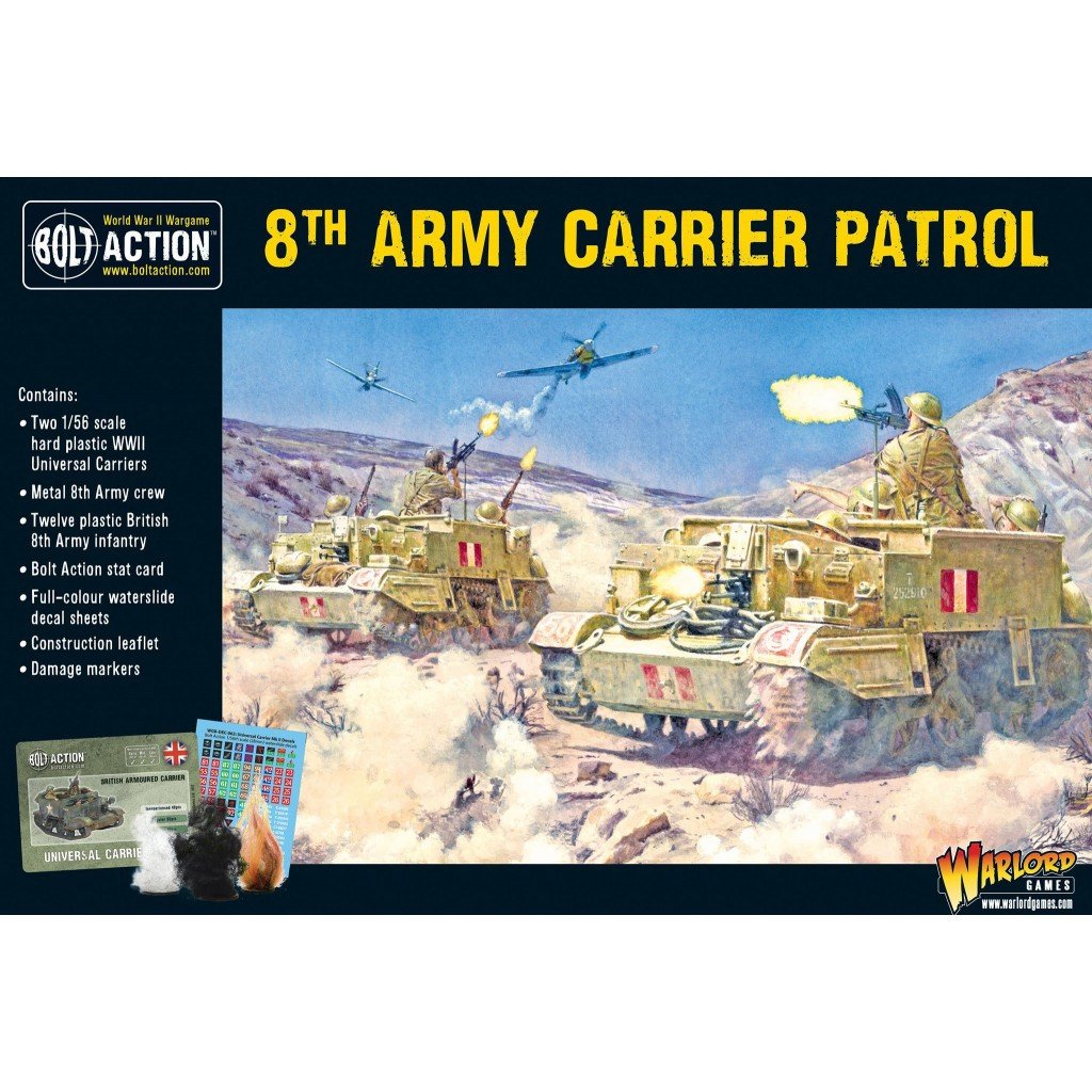 Bolt Action: British 8th Army Carrier Patrol