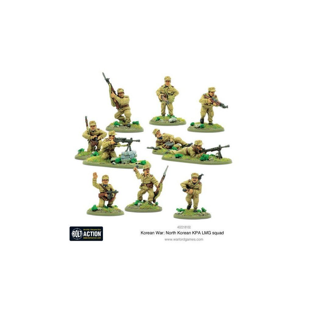 Bolt Action: North Korean KPA LMG Squad