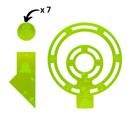 Objective Markers and Template set (Acrylic)