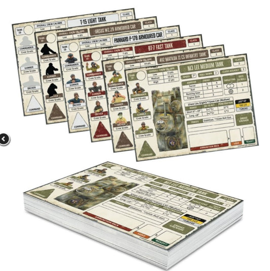 Achtung Panzer! Allies Datacards