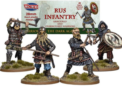 Rus Infantry (Armoured & Unarmoured Warriors)