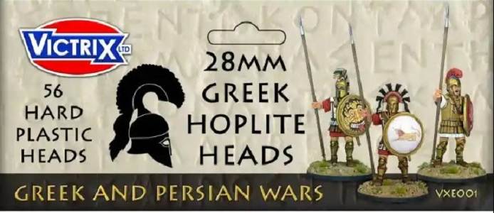Greek Hoplite Heads (56 pcs.)
