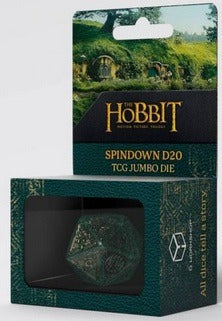 The Hobbit TCG Jumbo Spindown D20 Verdant