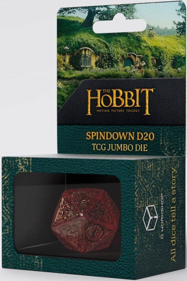 The Hobbit TCG Jumbo Spindown D20 Ember