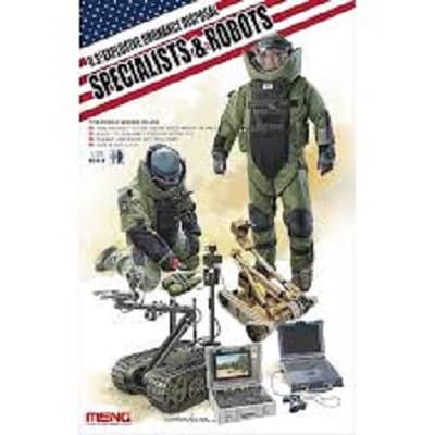 U.S. Explosive Ordnance Disposal Specialists & Robots