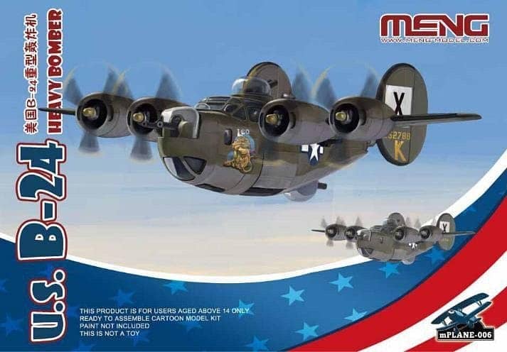 Meng Kids: U.S. B-24 Heavy Bomber