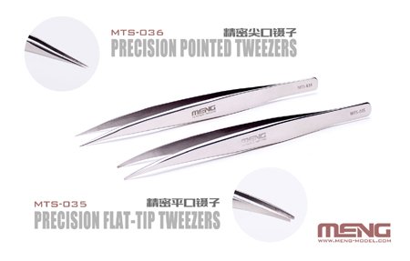 Precision Flat-Tip Tweezers