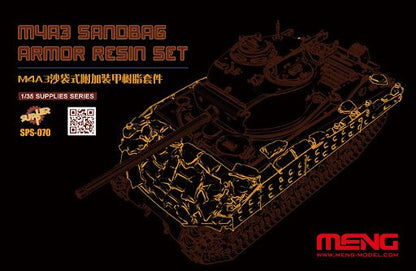 M4A3 Sandbag Armor Resin Set