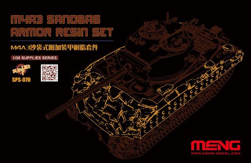M4A3 Sandbag Armor Resin Set