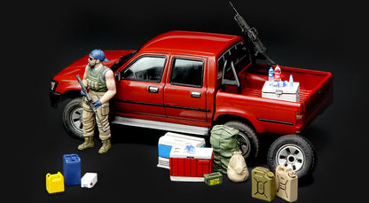 Pick Up with Equipment and Turret Mounted Machine Gun
