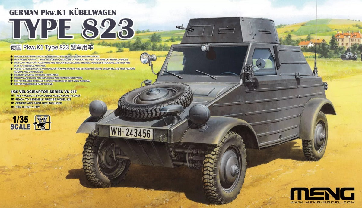 German Pkw.K1 Kubelwagen Type 823