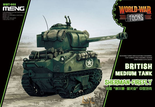 World War Toons: British Medium Tank Sherman Firefly