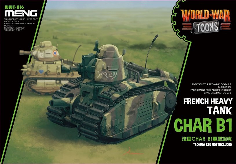 World War Toons: French Heavy Tank Char B1