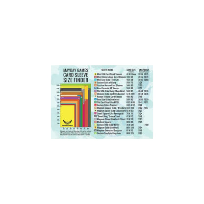 8 x 11 inch Sleeve Size Finder Guide Neoprene Mat