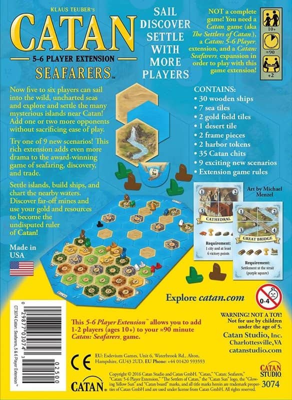 Catan: Seafarers 5-6 Exp.(5th Edition) (F)