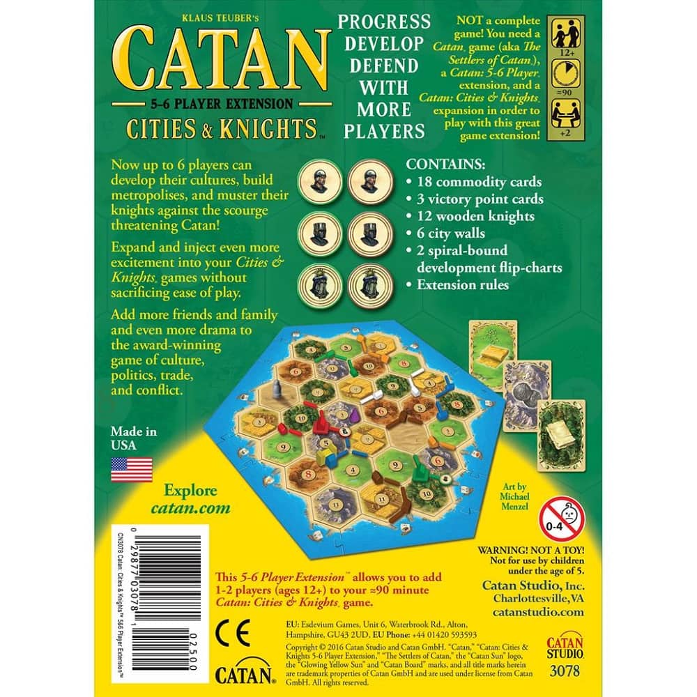 Catan: Cities & Knights 5-6 Exp. 5th Edition (F)