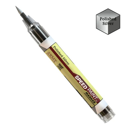 Speed Paint Marker: Polished Silver
