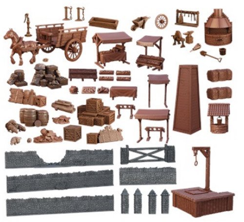 Terrain Crate - Town Center Mega Set