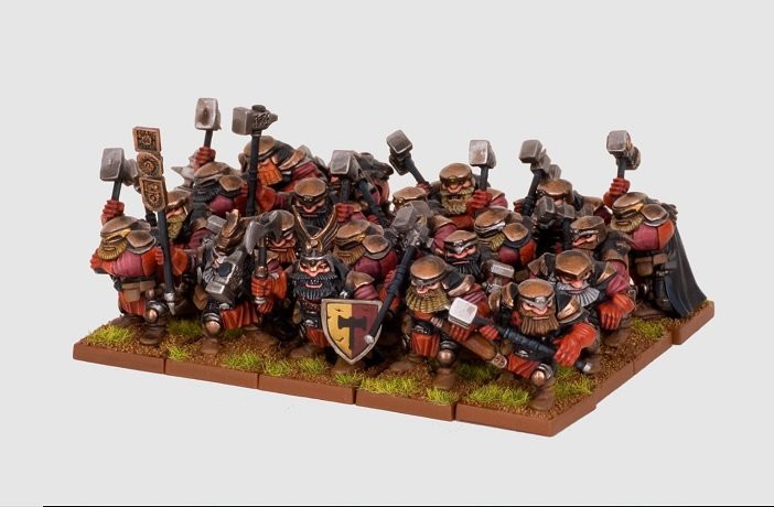 Kings OF War: Dwarven Shieldbreaker Regiment