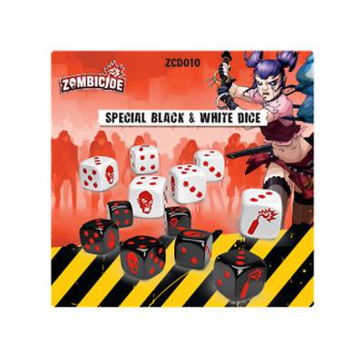 Zombicide 2nd Ed: Special Black & White Dice