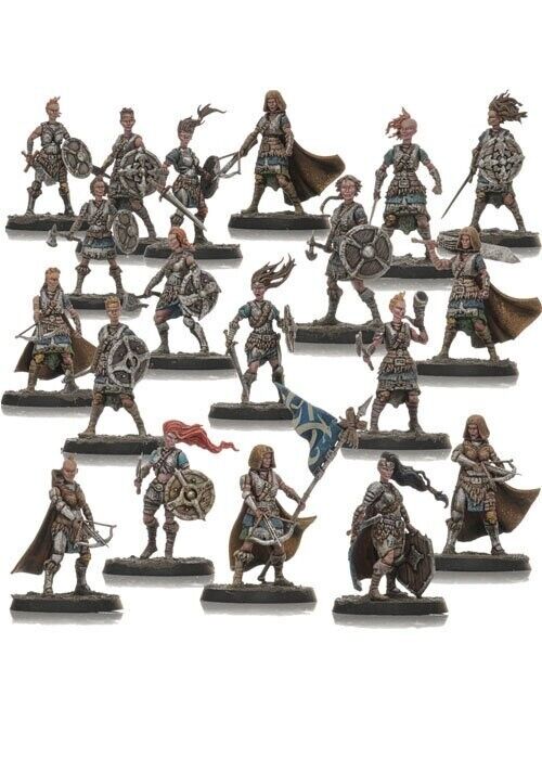 Shield Wolf: Shieldmaiden Infantry/ Rangers
