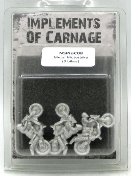 Friends of Gaslands: Metal Motorbike 3pk