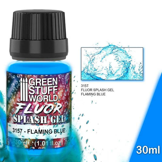 Flour Splash Gel: Flaming Blue (30ml)