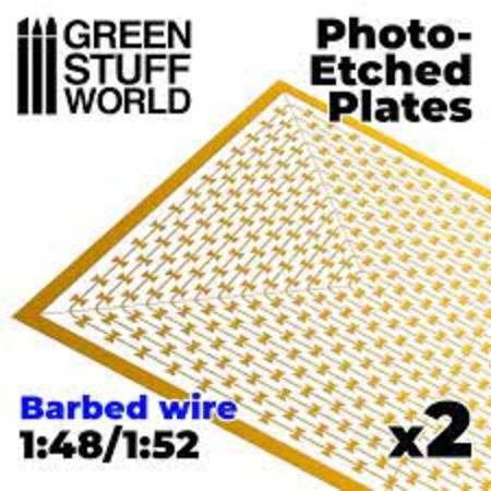 Photo-Etched Plates (Barbed Wire)