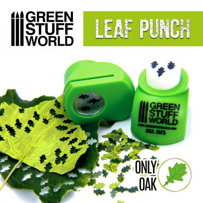 Leaf Punch Only Oak (Light Green)