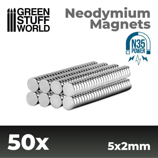 Neodymium Magnets N35 (5x2mm)