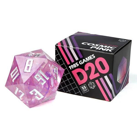 Mega D20 Cosmic Pink 55mm Sharp Edge